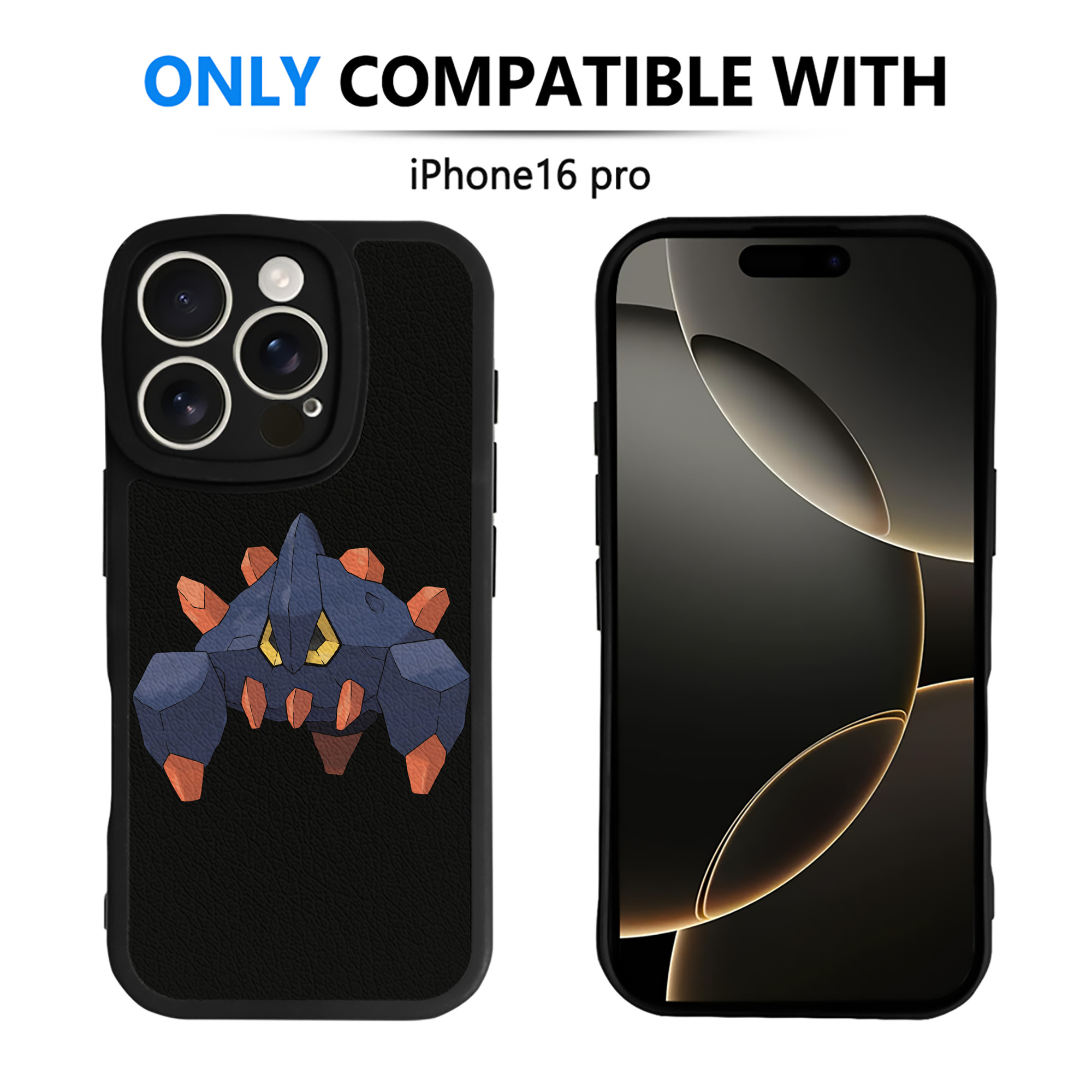 （画像用） ポケットモンスター Pokémon 【iPhone 16シリーズ対応】シリコンスマホケース（レザー調） 材質：シリコン